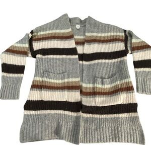 Blue Rain Plaid Mini Skirt Women's Size M Green White Lined Zipper Slits Holiday